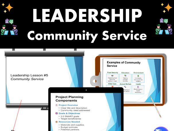 Service Learning Leadership Lesson Community Engagement Project Planning