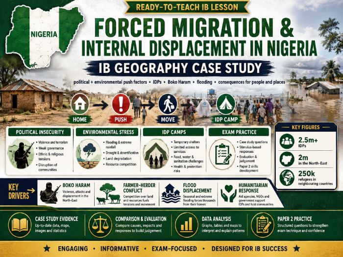 IB Geography - Core 1 Changing Populations Part II: Forced Migration Internal Displacement Nigeria