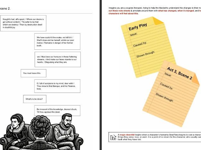 'Macbeth' - Teach-along Task Booklet