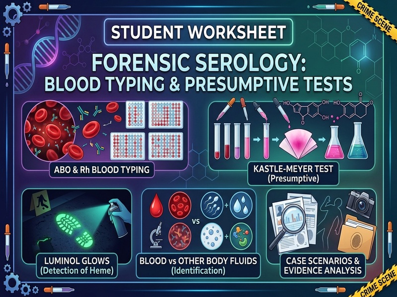 Forensic Serology Blood Typing & Presumptive Tests