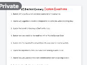 Exam Questions - N5 Practical Cookery