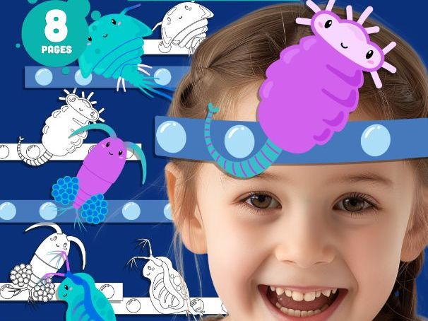 Plankton Headband Craft, Ocean Animal Crown