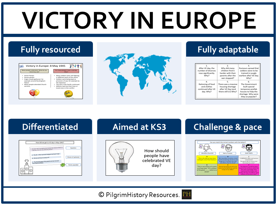 KS3 History: World War 2 - Did everyone celebrate VE Day?
