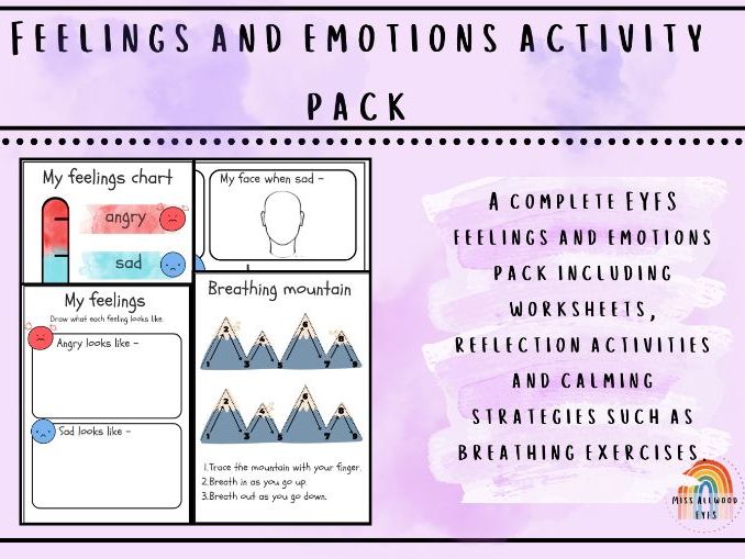 EYFS Feelings & Emotions Activities Pack