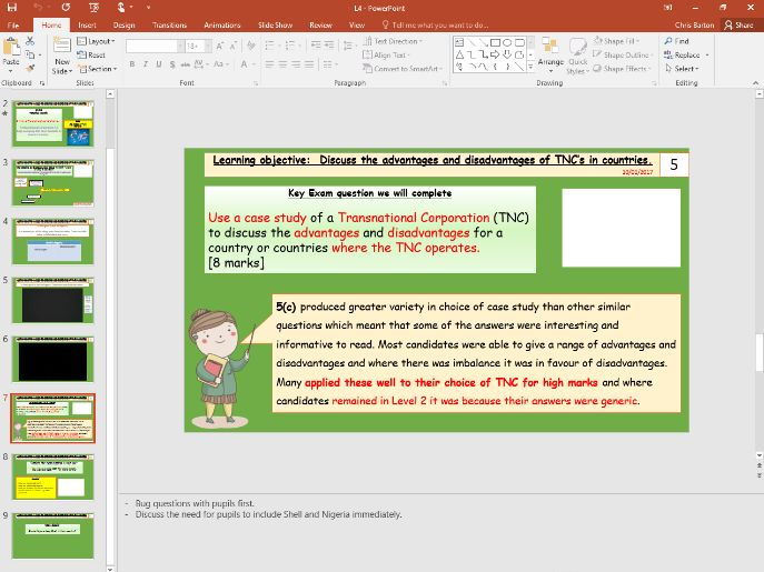 L4 - TNC's in Nigeria (Unit 2, Section B, pt 2/3, NEE Case study) - [AQA GCSE GEOG new spec]