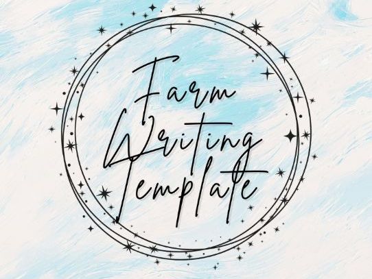 Farm Writing Template