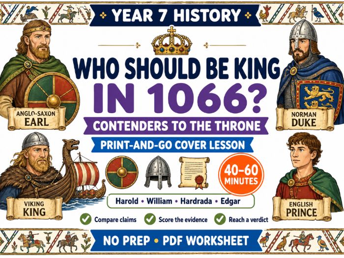 Contenders to the throne 1066