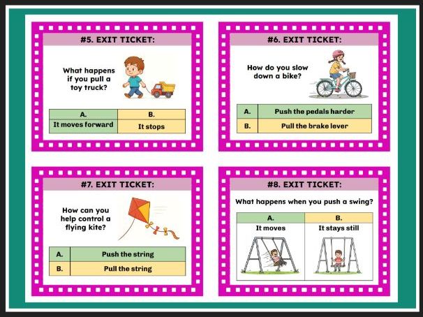 TEKS Science 1.7A - Understanding How Pushes and Pulls Affect Motion
