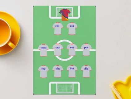 World Cup Phonics: CVC Word Football Reading Game (EYFS / KS1)