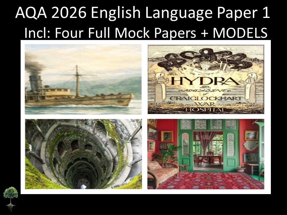 Four AQA 2026 English Language Paper 1 Mocks | Models | Teaching Resources