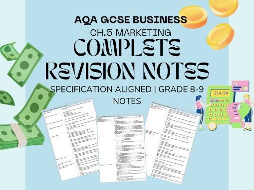 AQA GCSE Business – Marketing Revision Notes