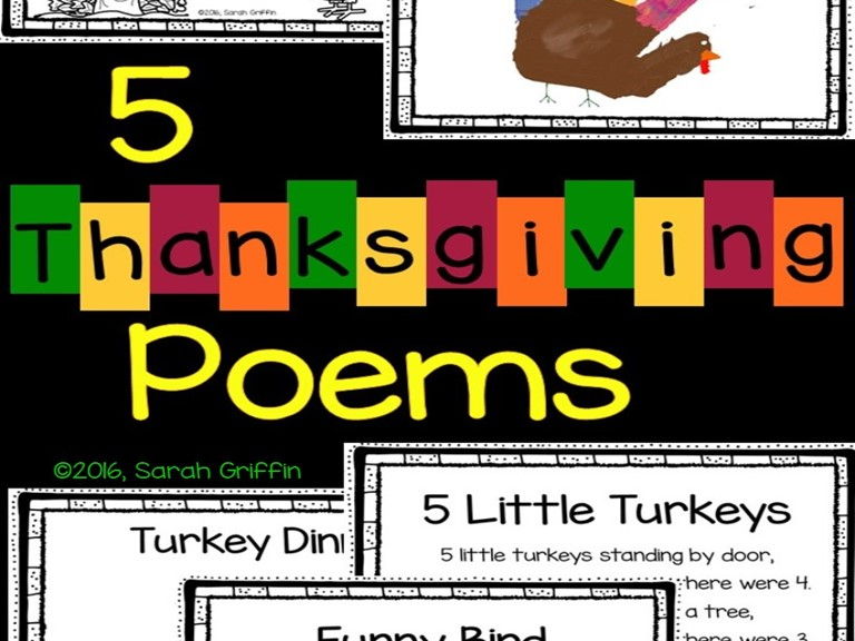 5 Thanksgiving Poems for Kids