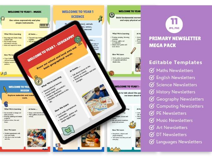 Geography Primary Curriculum Overview Pack Y1-Y6