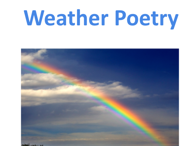 Weather poetry