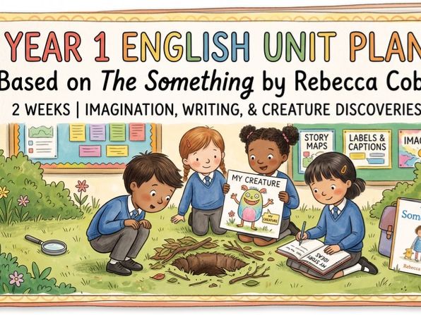 Year 1 English Unit Plan The Something (Rebecca Cobb)