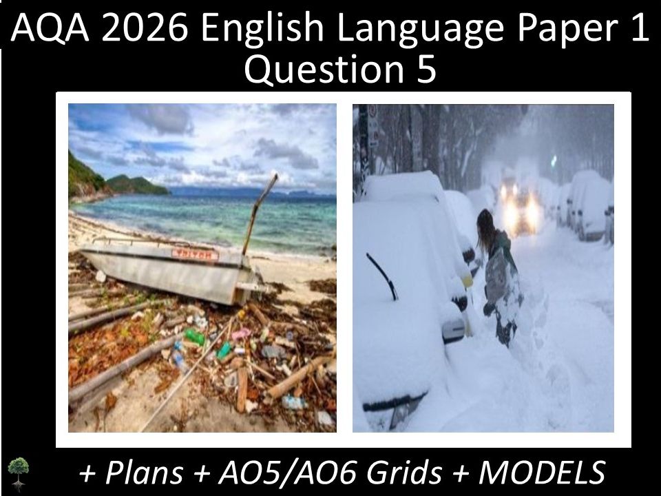 Two Question 5 - AQA 2026 GCSE English Language Paper 1 | Plans, AO Grids, Models