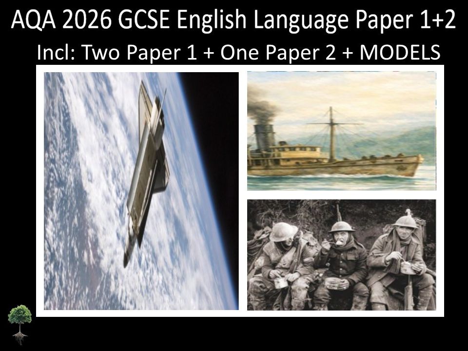 Three AQA 2026 GCSE English Language Paper 1 & 2 Mocks | Models