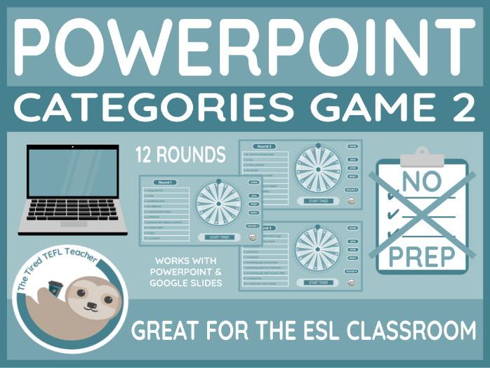 ESL Categories 2 Powerpoint Game