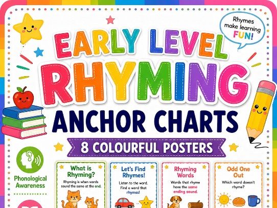 Rhyming Early Level Anchor Charts