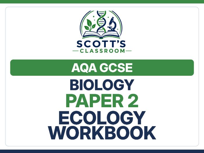 AQA GCSE Biology Ecology Workbook + Answers