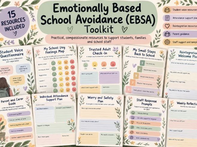 Emotionally Based School Avoidance (EBSA) Toolkit