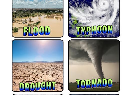 Weather flashcards