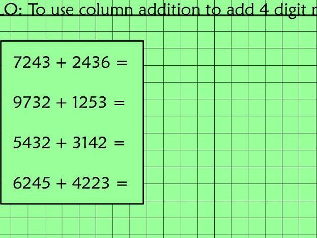 Column Addition pack