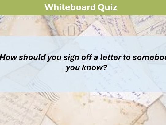 AQA English Language Paper 2 Q5 - Form