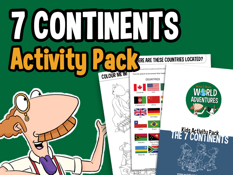 7 Continents Activity Pack