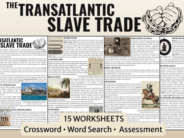 Transatlantic Slave Trade: KS3 Reading