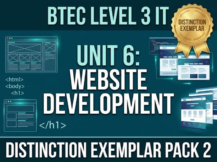 BTEC Level 3 IT Unit 6 Distinction Pack 2