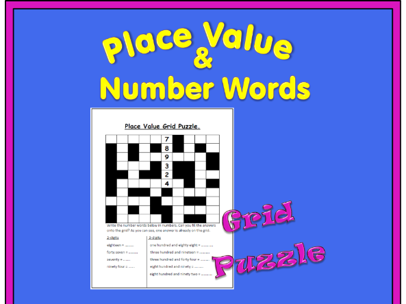 Place Value Grid Puzzle