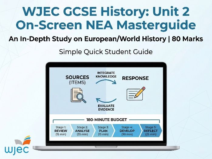 WJEC History Unit 2 On-Screen NEA Guide