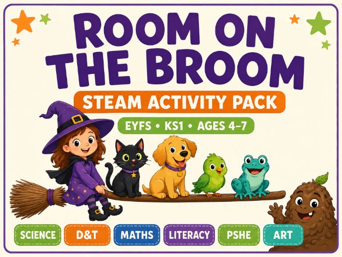 Room on the Broom STEAM Activities | EYFS & KS1