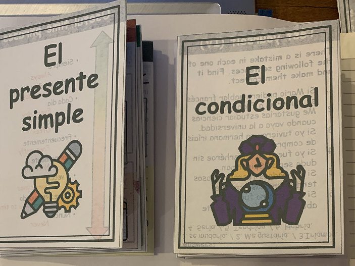 Spanish KS4 - The conditional tense - Accordion book