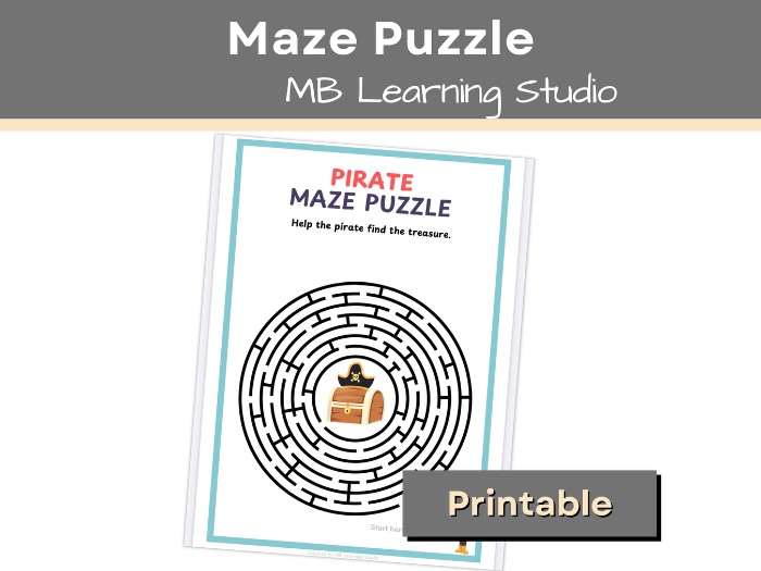 Pirates Maze Puzzle