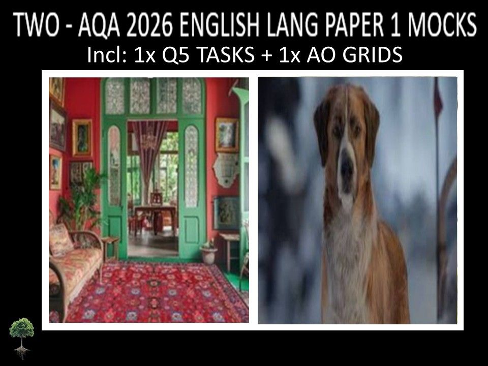 TWO - AQA PAPER 1 | 2026 FULL MOCKS | Q5 TASKS | AO GRIDS