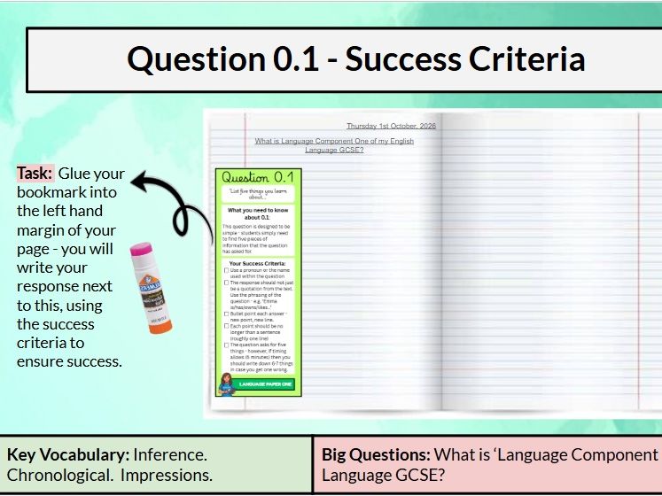 Eduqas English Language GCSE - Section A
