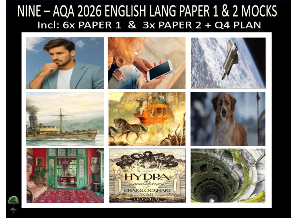 NINE - AQA PAPER 1 & 2 | 2026 FULL MOCKS | Q4 PLAN