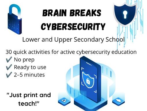 Cybersecurity Brain Breaks: 30 No-Prep Cards