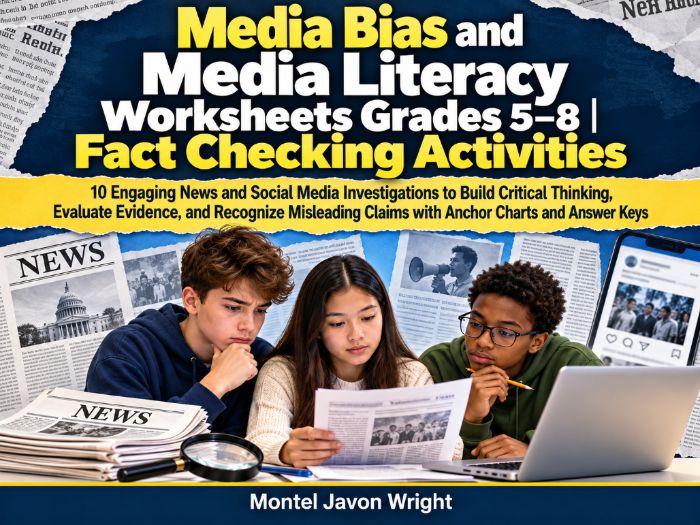 Media Bias & Fact Checking Worksheets KS2–KS3