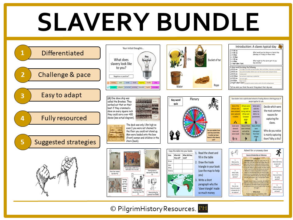 KS3: The Transatlantic Slave Trade, Resistance and Abolition Complete Bundle