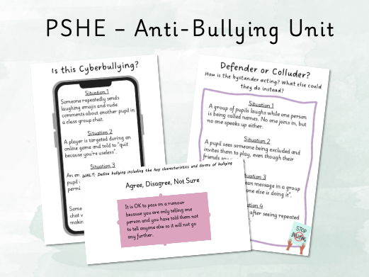 PSHE - Anti-bullying Unit