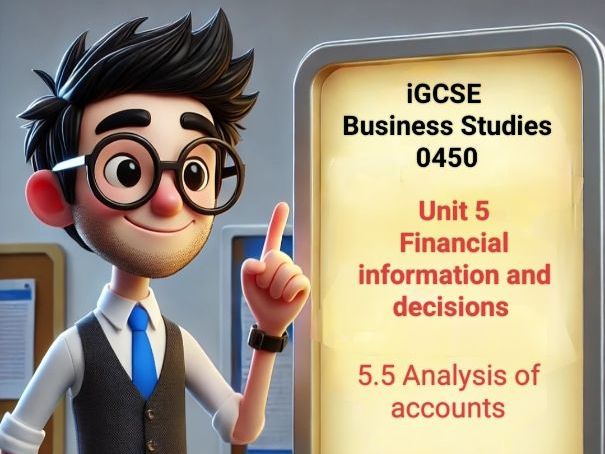 CIS iGCSE Business 5.5.1 Profitability and 5.5.2 Liquidity
