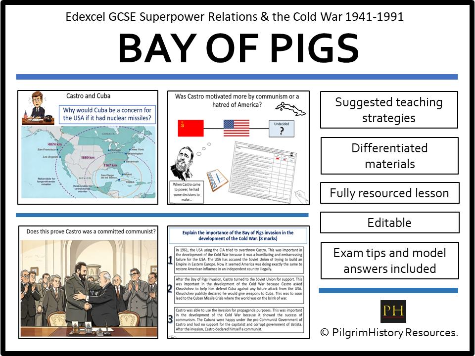 Edexcel GCSE Cold War: Cuba & the Bay of Pigs