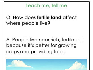 KS3 Geog Oracy Factors affect population Teach me, tell me