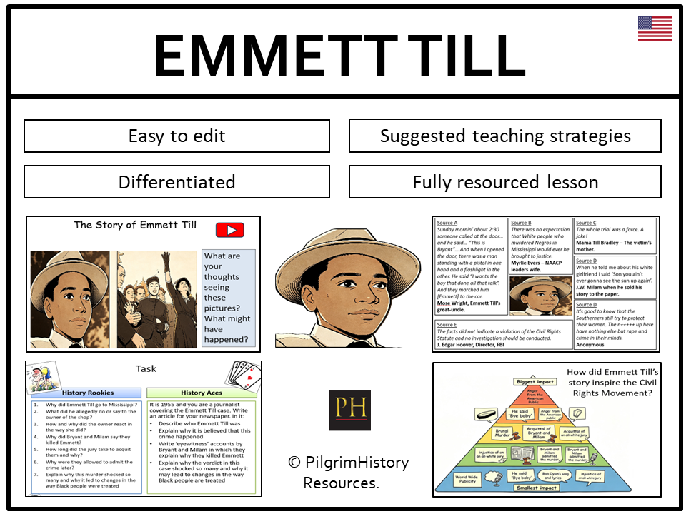 KS3 American Civil Rights: Emmett Till