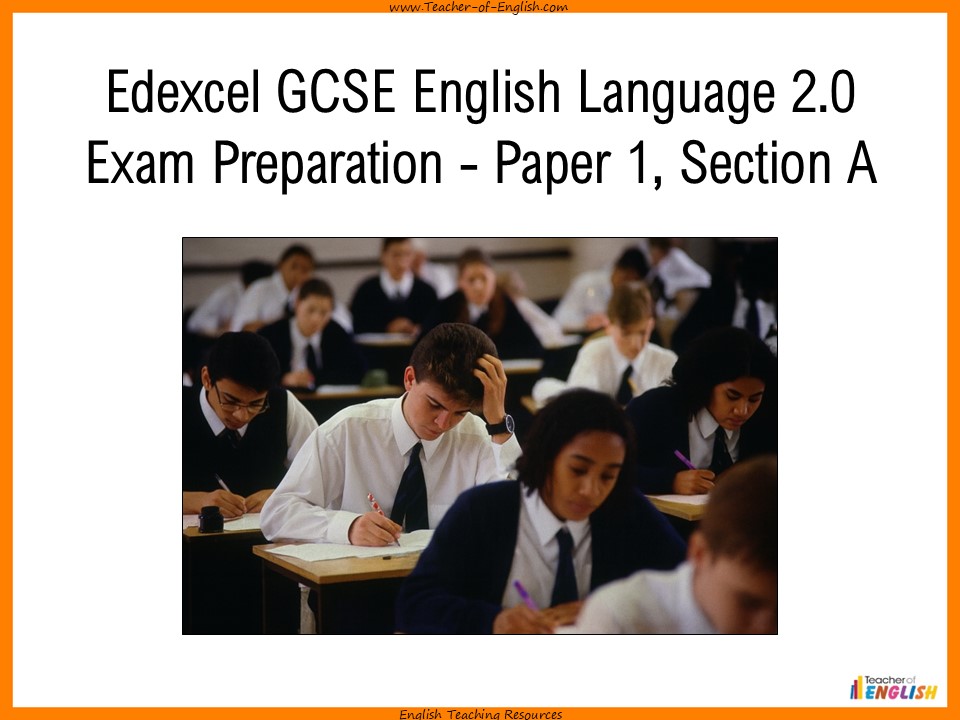 Edexcel GCSE English Language 2.0 - Paper 1 Section A