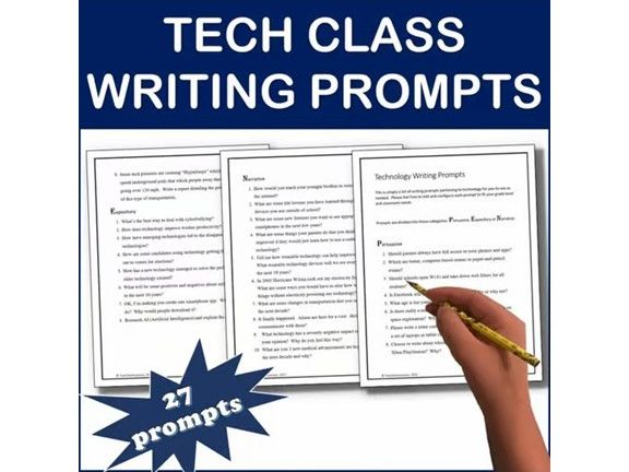 27 Technology Writing & Discussion Prompts