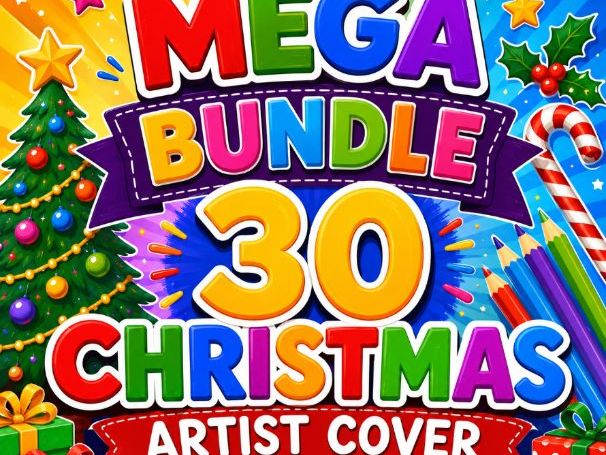 Mega Christmas Artist Cover Work Bundle | 30 KS3 Art Cover Lesson Worksheets